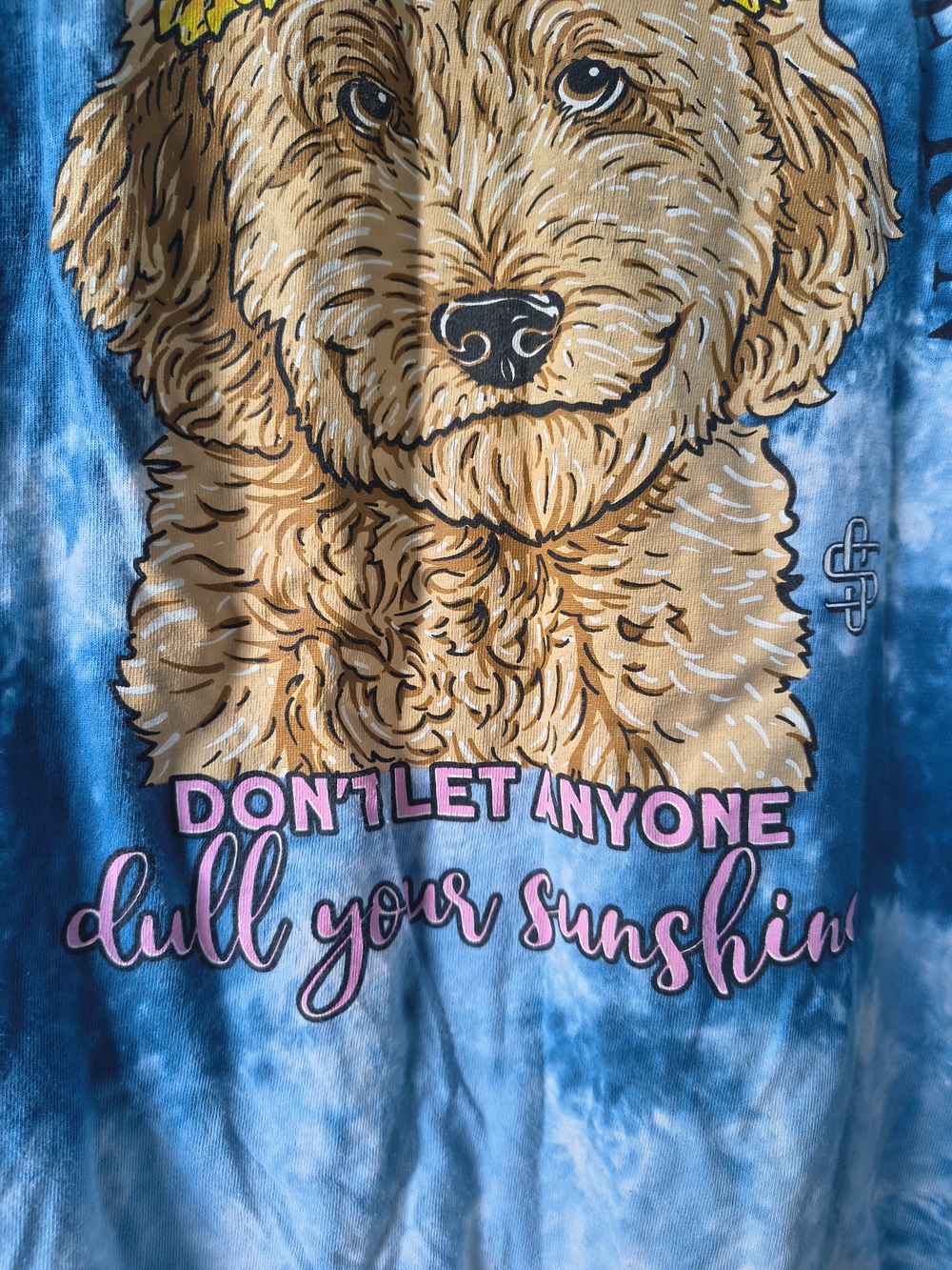 Simply Southern Men's Blue Tie-Dye Hoodie Sweater - Picture 9 of 11